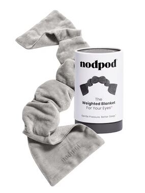 nodpod Gray Weighted Eye Blanket for Sleep Relief